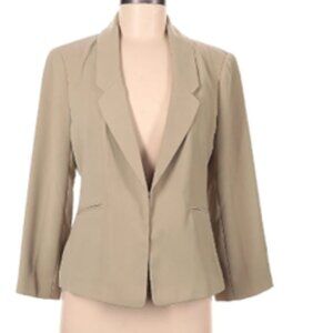 The Limited Blazer Beige Cream 3/4 Sleeve Size 8